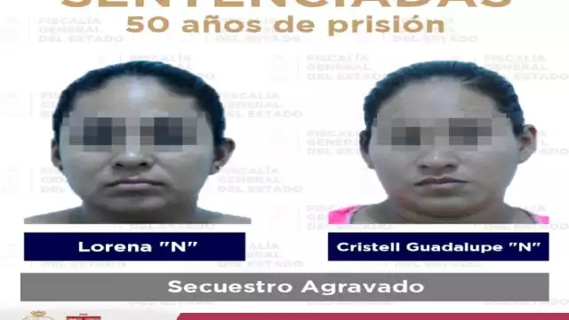 Por secuestro agravado dos mujeres reciben condena de 50 años de prisión