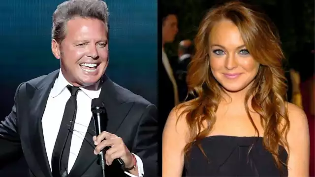 Luis Miguel y Lindsay Lohan