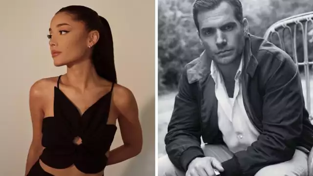 Henrry Cavill y Ariana Grande.