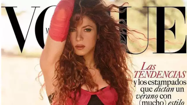 La artista Shakira aparece en la portada de Vogue e informa que presentará nuevo sencillo