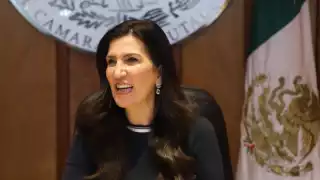 Kenia López Rabadán, presidenta de la Cámara de Diputados