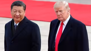 Xi Jinping, presidente de China y su homólogo de Estados Unidos, Donald Trump