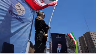 la ofensiva fue una respuesta a los bombardeos efectuados por Estados Unidos contra instalaciones militares iraníes