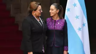 La presidenta Claudia Sheinbaum recibió el pasado 25 de noviembre a su homóloga de Honduras, Xiomara Castro