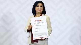 La senadora con licencia Beatriz Robles se registró como Aspirante a la Coordinación Estatal en Defensa de la Transformación y Soberanía Nacional por Querétaro