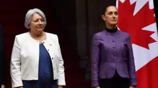 Mary Simon, gobernadora general de Canadá y Claudia Sheinbaum, presidenta de México