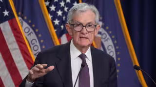 Jerome Powell, presidente de la Reserva federal