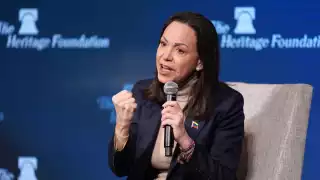 María Corina Machado, líder opositora venezolana y Premio Nobel de la Paz