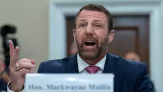 Markwayne Mullin, secretario de Seguridad Nacional de Estados Unidos