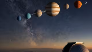 Desfile planetario 2026: así podrás ver Mercurio, Marte y Saturno desde México