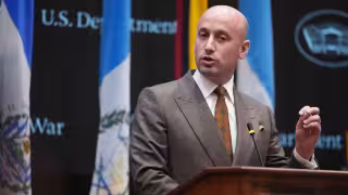 Stephen Miller, asesor de Seguridad Nacional del presidente de Estados Unidos