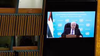 Mahmud Abbas cuestionó que Estados Unidos no le concediera una visa para acudir presencialmente a la Asamblea General