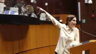Lilly Téllez, senadora del Partido Acción Nacional (PAN)
