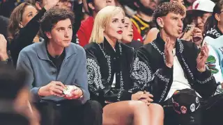 La pareja fue vista en la NBA