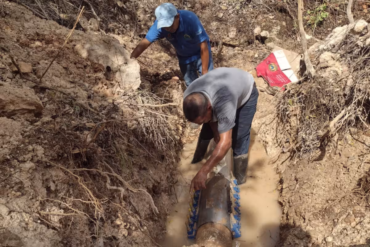 Fugas de agua dejan sin servicio a colonias de Felipe Carrillo Puerto ...