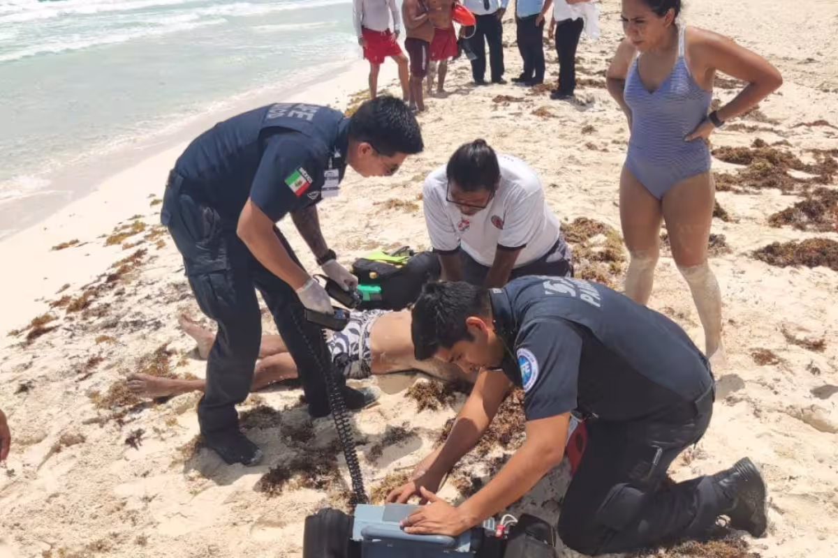 Hombre muere ahogado en un playa de la Zona Hotelera en Cancún - PorEsto