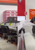 El hombre fue viralizado en redes sociales y nombrado Lord Office Depot
