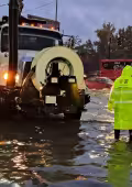 Afectaciones por lluvias en la CDMX de este martes.