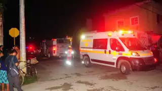 El hombre quedó inconsciente por los gases tóxicos