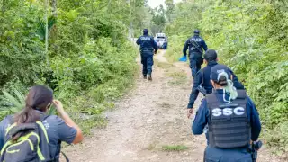 Elementos de Protección Civil y Bomberos desplegaron un operativo de búsqueda, junto con el personal de la Secretaría de Seguridad Ciudadana.