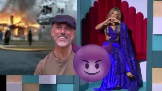 Sergio Mayer sigue jugando muy rudo y poniéndole sabor al show. Foto: Especial