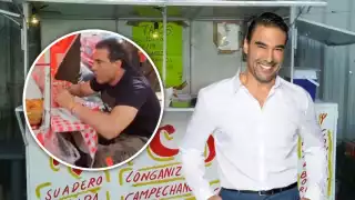 Eduardo Yañez no se percató que era grabado por un usuario de TikTok