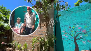 Los abuelitos vivían en una casa deterioraba por el paso de las lluvias