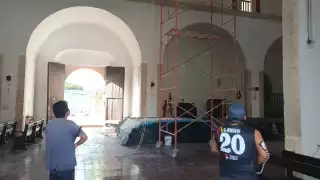 El ciudadano añadió que se estiman dos semanas para que se estén haciendo los trabajos de pintura en el interior del lugar