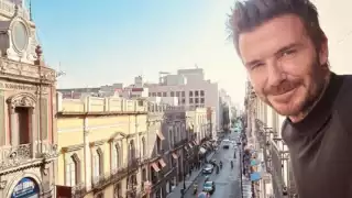 David Beckham disfrutó de la comida mexicana en el centro de la CDMX