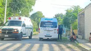 Arribaron paramédicos hasta su domicilio después de que su esposa solicitará apoyo a las autoridades