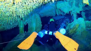 Forma parte del mapeo de cenotes en la mancha urbana.