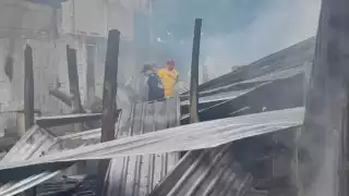 La humilde vivienda quedó destruida por la explosión