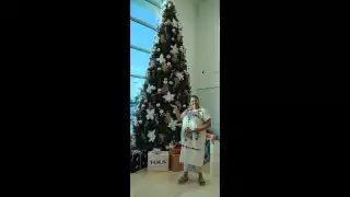 Acudió la noche del domingo al aeropuerto de Mérida para tratar de cambiar su vuelo para retornar a Los Ángeles