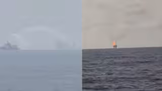 Pemex combate incendio en plataforma Abkatún-H de la Sonda de Campeche; afirma que no hay lesionados