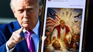 Presidente Trump elimina imagen como “Jesús” tras ola de críticas y mientras la polémica crece por ataque al Papa León XIV