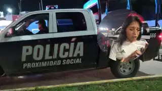 La joven fue trasladada al Hospital General de Cancún