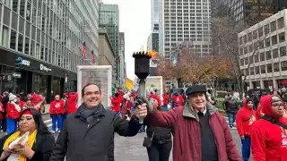 Mexicanos de Nueva York veneran a la Virgen de Guadalupe hasta con sus bicicletas
