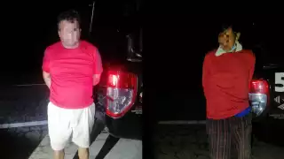 Los dos hombres fueron trasladados a la Fiscalía de Campeche