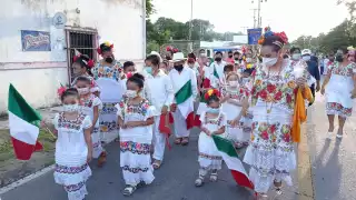 Los devotos esperan con alegría la llegada de la fiesta tradicional de Uayma