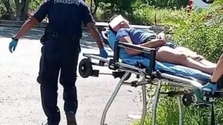 La joven estaba sola cuando sufrió el accidente