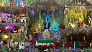 Es el nacimiento más grande que se ha montado en Ciudad del Carmen