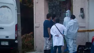 Servicio Médico Forense (Semefo) se encargó del levantamiento del cadáver