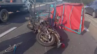 Campesino quedó tendido tras ser atropellado en Pomuch