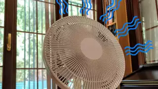 El ventilador ayuda mucho para la ola de calor que hay en Yucatán