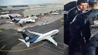 Detienen a un hombre que pretendía viajar a Cancún con 11 mdp en su maleta