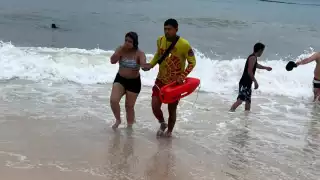 Los turistas fueron rescatados sin presentar daños o heridas