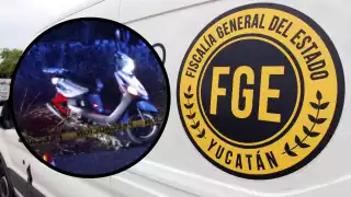 El motociclista quedó tendido fuera de la vía a Chabihau