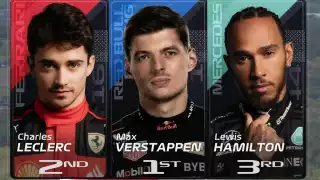 Lewis Hamilton y Charles Leclerc se colocaron en el tercer y segunda puesto en la prueba