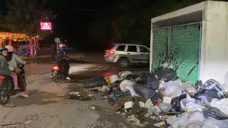 Desechos tirados en la vía pública que causan afectaciones para los pobladores