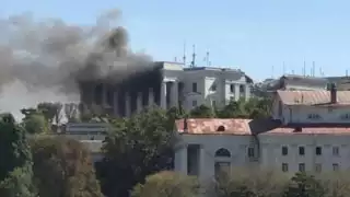 Ucrania lanzó un ataque con misiles, contra la flota rusa que tiene como base de operaciones el puerto de Sebastopol en Crimea